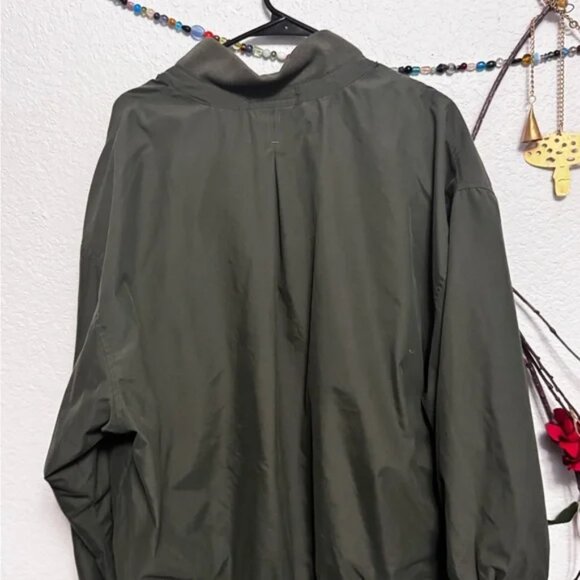 Nike Golf Retro Olive Bomber Jacket Men’s Size Large Y2K Windbreaker Streetwear - Picture 6 of 12